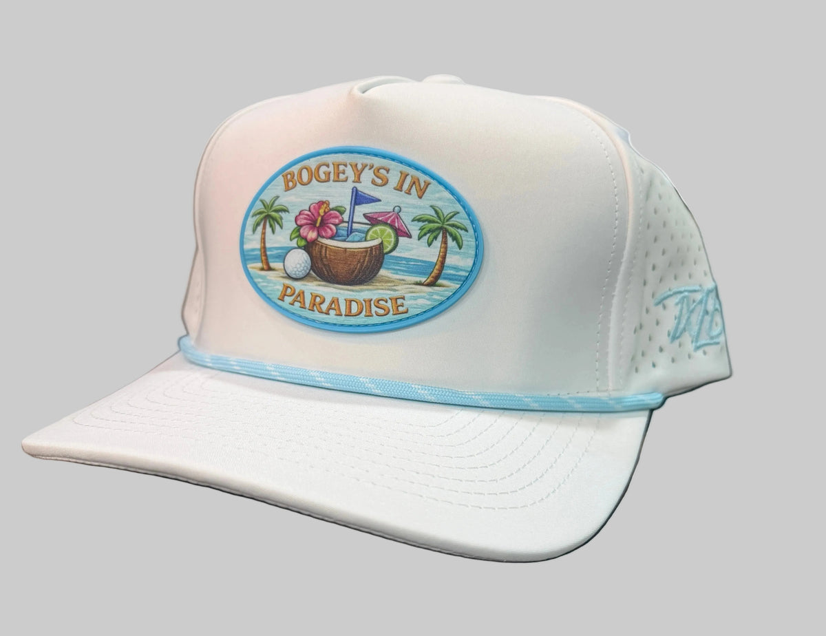 Bogeys in Paradise Hat White